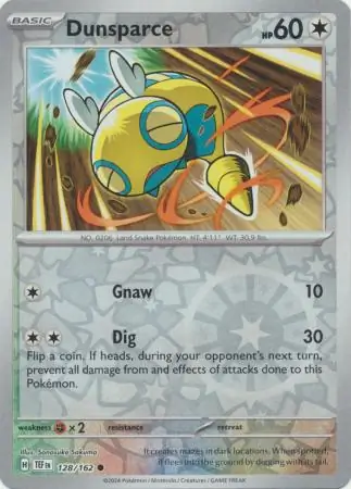 Dunsparce, catalogue front