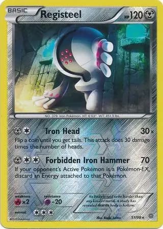 Registeel, catalogue front