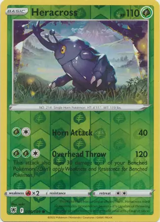 Heracross, catalogue front