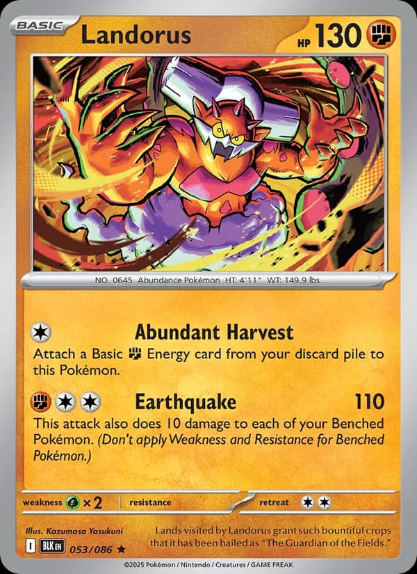 Landorus, catalogue front