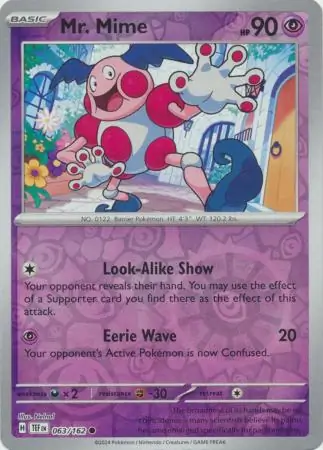 Mr. Mime, catalogue front