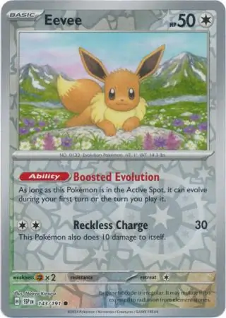 Eevee, catalogue front