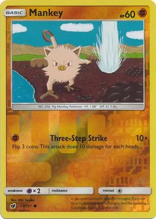 Mankey, catalogue front