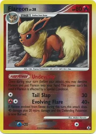 Flareon, catalogue front
