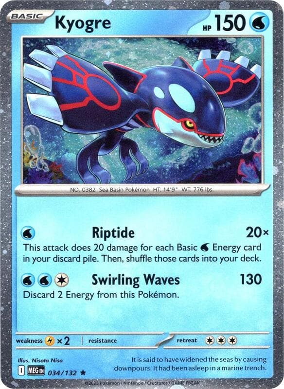Kyogre, catalogue front