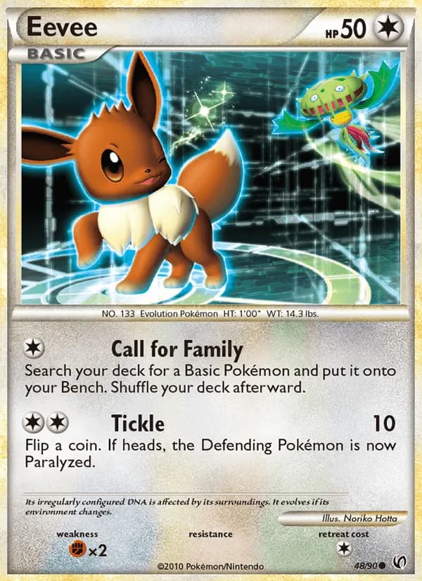Eevee, catalogue front