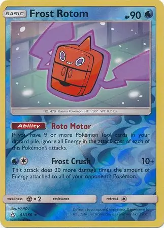 Frost Rotom, catalogue front