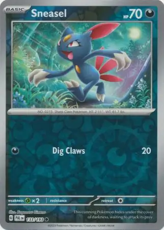 Sneasel, catalogue front