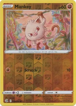 Mankey, catalogue front