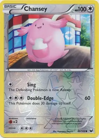 Chansey, catalogue front