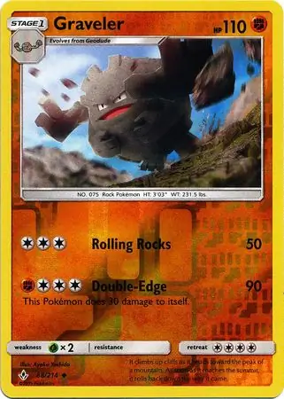 Graveler, catalogue front