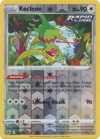 Kecleon, catalogue front