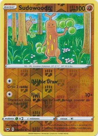 Sudowoodo, catalogue front