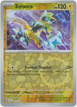 Zeraora, catalogue front