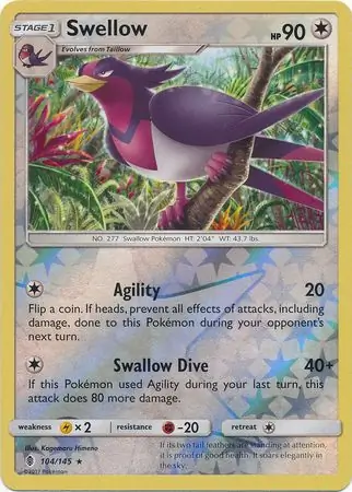 Swellow, catalogue front
