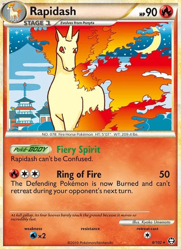 Rapidash, catalogue front