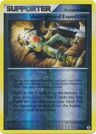 Underground Expedition, catalogue front