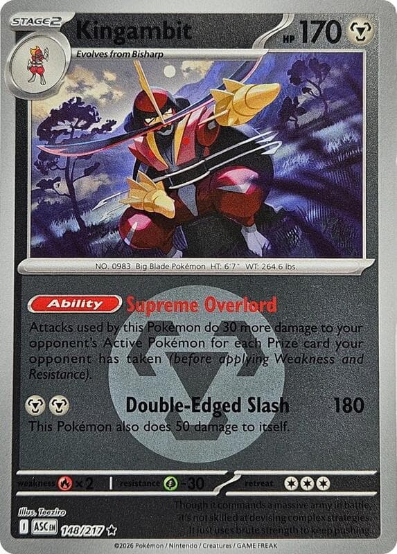 Kingambit, catalogue front