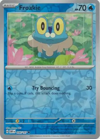 Froakie, catalogue front