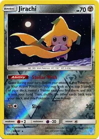 Jirachi, catalogue front