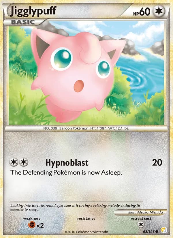 Jigglypuff, catalogue front