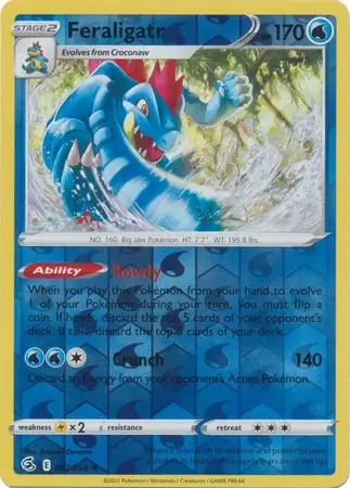 Feraligatr, catalogue front