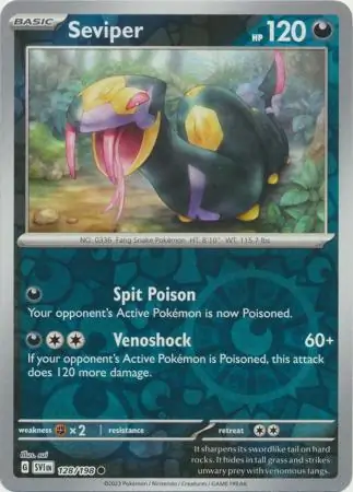 Seviper, catalogue front