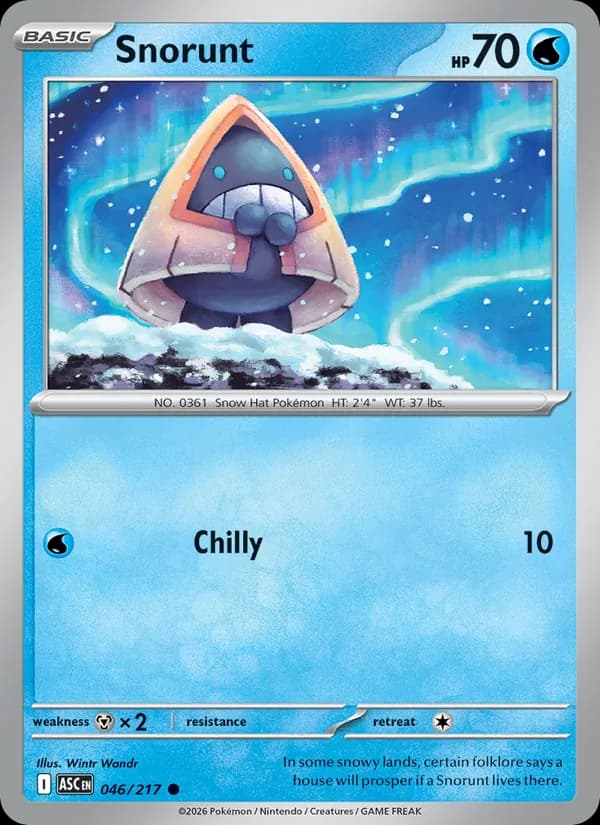 Snorunt, catalogue front
