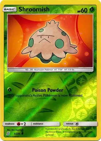 Shroomish, catalogue front