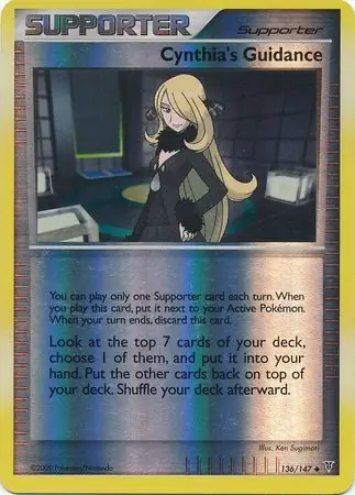 Cynthia's Guidance, catalogue front
