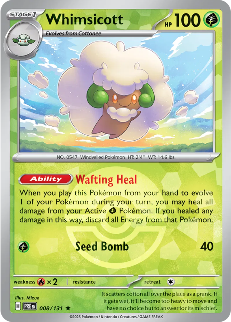 Whimsicott, catalogue front