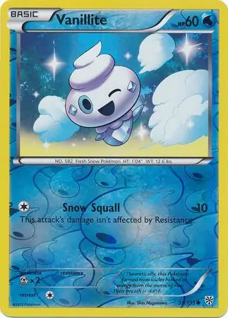 Vanillite, catalogue front