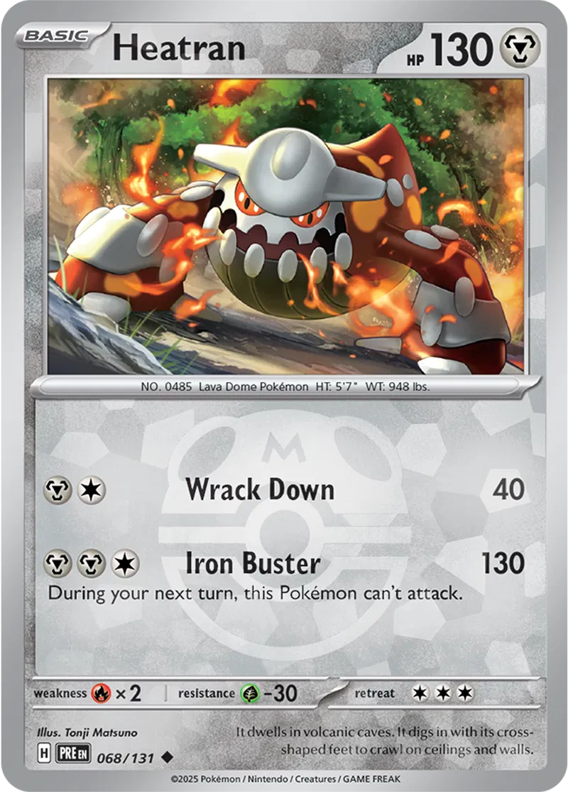 Heatran, catalogue front