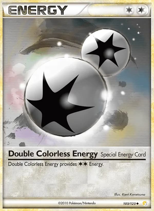 Double Colorless Energy, catalogue front