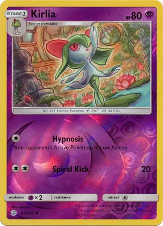 Kirlia, catalogue front
