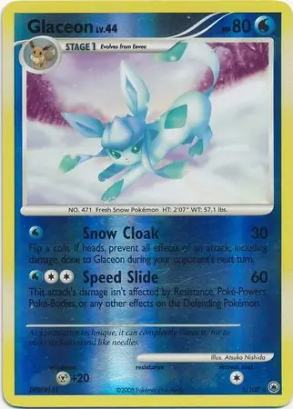Glaceon, catalogue front