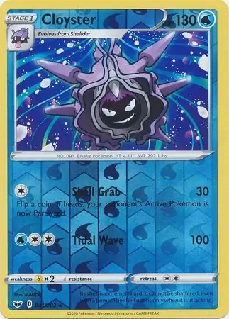 Cloyster, catalogue front