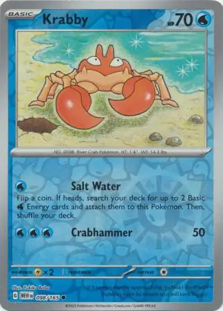 Krabby, catalogue front