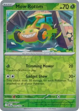 Mow Rotom, catalogue front