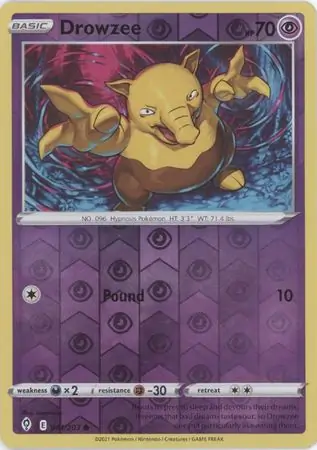 Drowzee, catalogue front