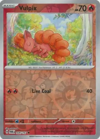 Vulpix, catalogue front