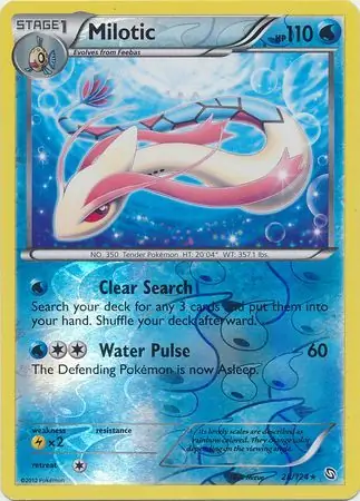 Milotic, catalogue front