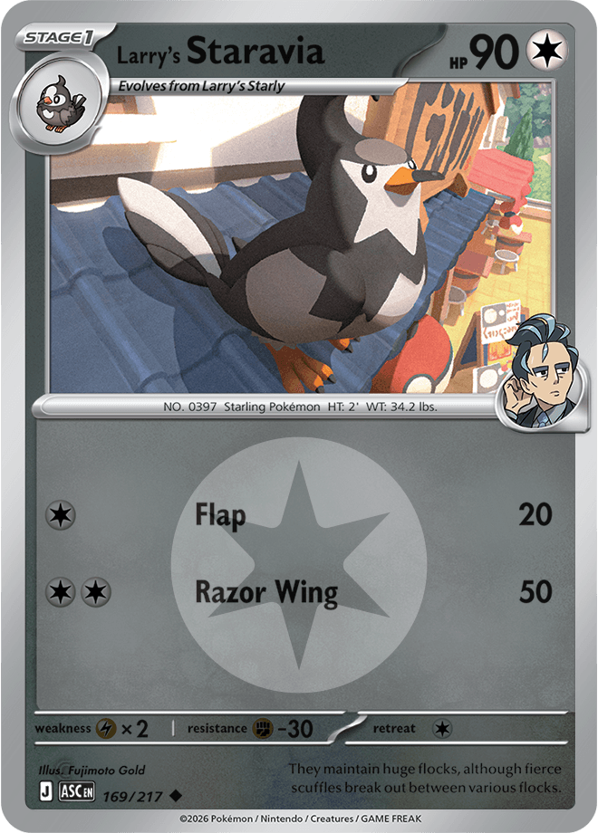 Larry's Staravia, catalogue front