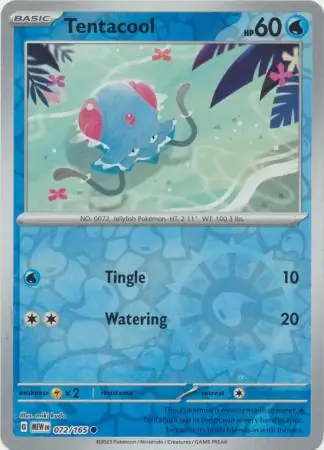 Tentacool, catalogue front