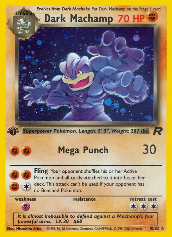 Dark Machamp, catalogue front