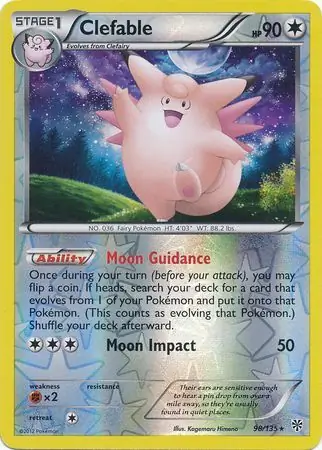 Clefable, catalogue front
