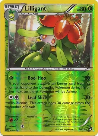 Lilligant, catalogue front
