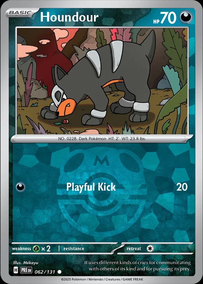 Houndour, catalogue front