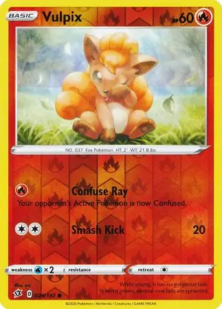 Vulpix, catalogue front