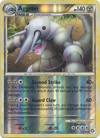 Aggron, catalogue front